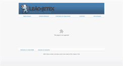Desktop Screenshot of leaojetex.com.br